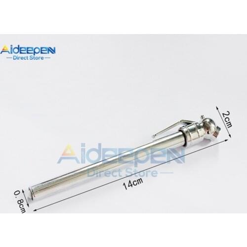 Portable Mini Car Tire Pen Detector 5-50 PSI Pressure Gauge Pen Mechanical Tyre Air Pressure Test Meter For Auto Truck Bicycle