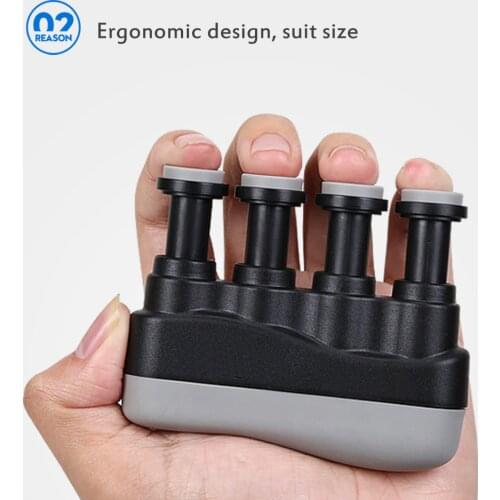Portable Finger Exerciser Device Hand Grip Trainer Arm Strengthener for Guitar Bass Piano Instrument Training