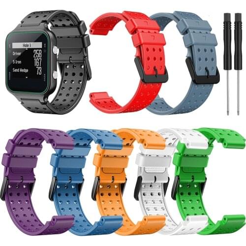 Wristband Strap for Garmin Approach S20 Watch Bracelet Replacement Silicone Wrist Strap for Garmin Approach S20