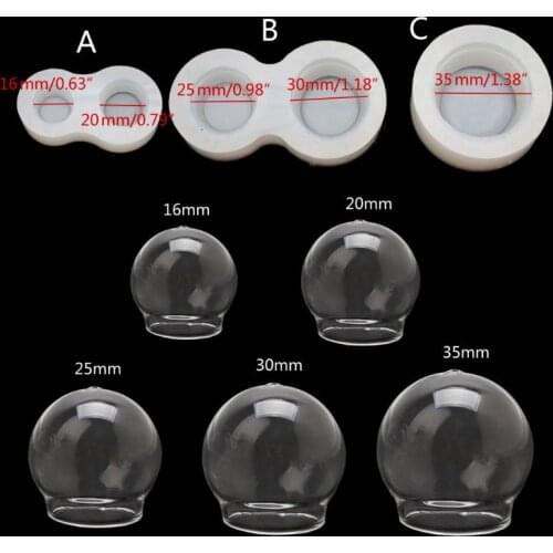 DIY Crystal Ball Glass Resin Mold Art Crafts Twirling Epoxy Resin Funny Game Machine Mold Twisting Machine Silicone Mold