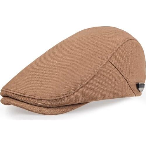 Hat Mens Duckbill Hat Spring And Summer Korean-style Painter Cap-Style Black Youth Stylish Casual Mens Beret