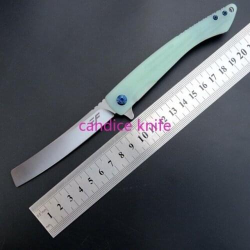 3 Colors EF944 Folding Knife Razor Blade D2 Steel G10 Portable Camping Equipment Survival Hunting Tactical EDC Outdoor Tool