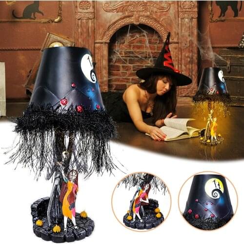 Monster Jack Luminous Table Lamp Halloween Party Night Light Nightmare Horror Home Living Room Bedroom Desktop Decoration Light