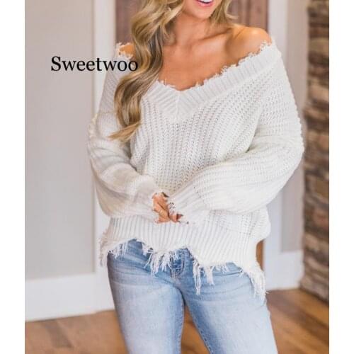 Женские свитера и кардиганы SWEETWOO China At AliExpress