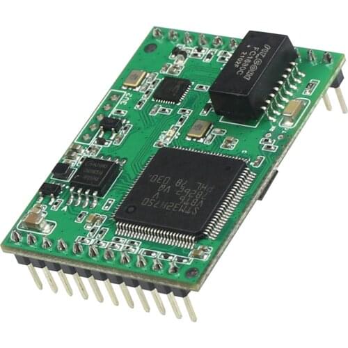 USR-TCP232-ED2 3-TTL Serial Ports UART to Ethernet modules with DHCP / HTTPD / MODBUS Q006 Ethernet to Serial Converter