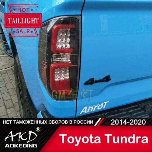 For Car Toyota Tundra Tail Lamp 2014-2020 LED Fog Lights Day Running Light DRL Tuning Car Accessories Tundra Tail Lights