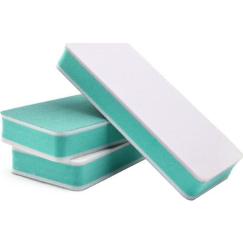 10pcs/ Pack Professional Nail Art Sanding Files Sponge Washable Double Side Sanding Polish Buffer Blocks Manicure Pedicure Tools