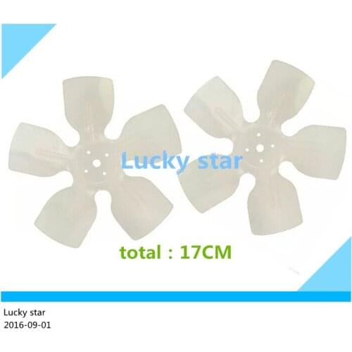 10pcs/lot 100% new for High-quality for Refrigerator cooling motor fan Plastic air blade 17CM = 170MM