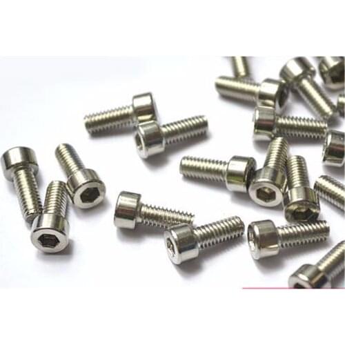200PCS M3 Stainless Steel Cylinder Head Hex Socket Screw Cup Head Bolt M3*4/5/6/8/10/12/16/20mm