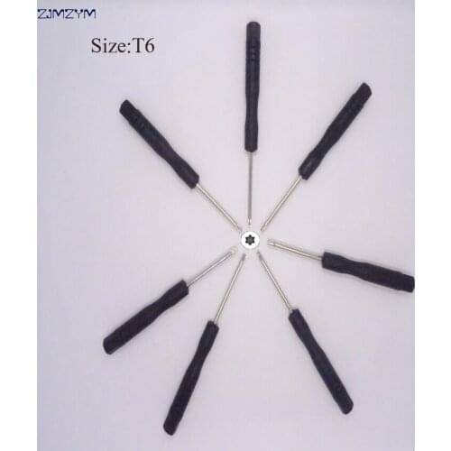 30PC/set wholesale T6 screwdriver head Small Plum hexagonal screwdriver for repairing mobile phone and electronic product