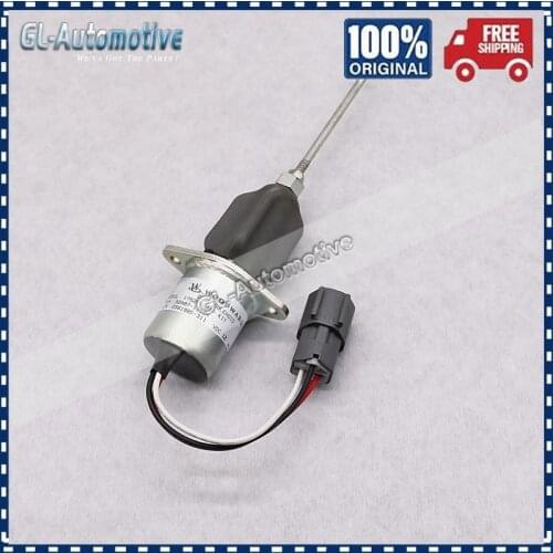 32A87-06100 Stop Shut off Solenoid Valve For ECOMAT Shovel Mitsubishi S4S-Z1DT61ES 12V 32A87-15100