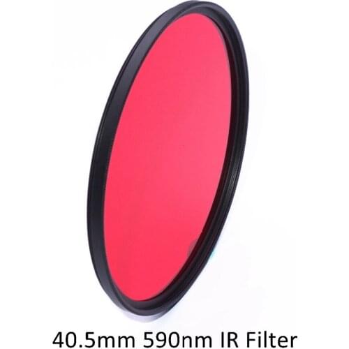 40.5mm 590nm Infrared IR Optical Grade Filter for Lens
