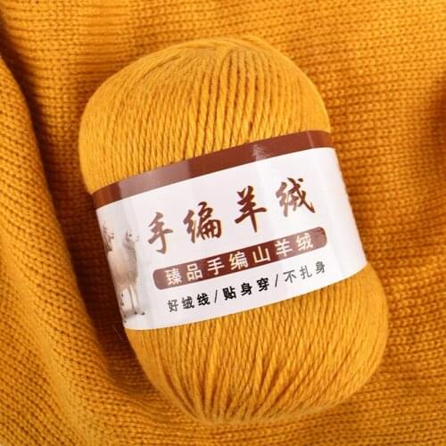 50g High Quality Soft Wool Blends Yarn Crochet Hand-knitted Wool Cashmere Crochet