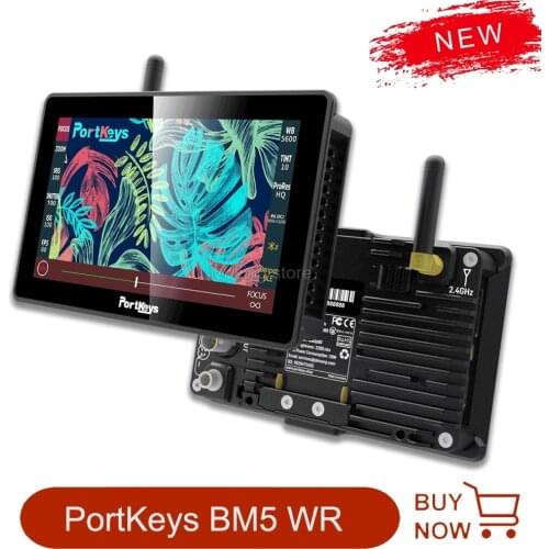 PortKeys BM5 WR Monitor 2200Nit SDI-HDMI wireless camera control for RED KOMODO/BMPCC 4K/6K 6K Pro/Sony/Canon/TILTA Nucleus N/M