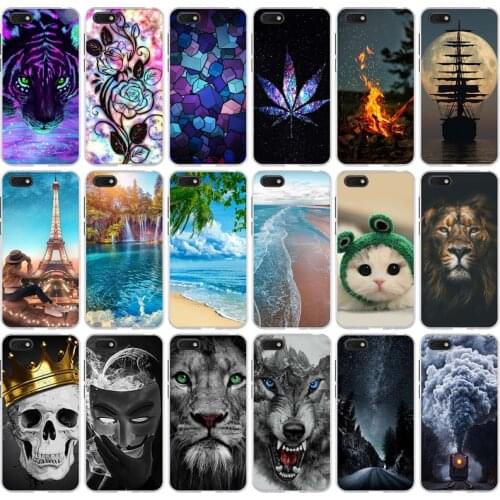 Case For Huawei Y5 Prime 2018 Case Cover For Huawei Y5 2018 Cover TPU Soft Silicone Shell Honor Play 7 Fundas Honor 7s Coque