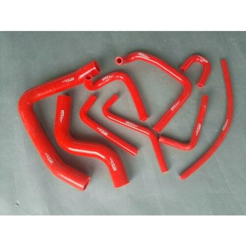 RED Silicone Radiator Heater Hose For Mitsubishi Pajero II V20 NH NJ SUV 3.0L MPFI Petrol V6 6G72 4WD 1991-1996 Montero/SFX/Body