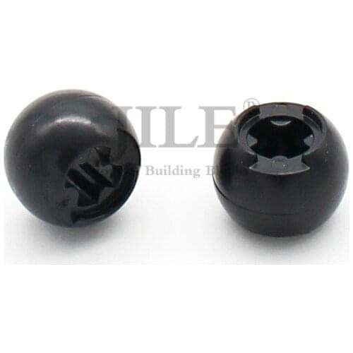 Moc Technology Ball Joint with Through Axle Hole 53585 DIY Enlighten Building Blocks Bricks Sets Compatible Assembles Particles
