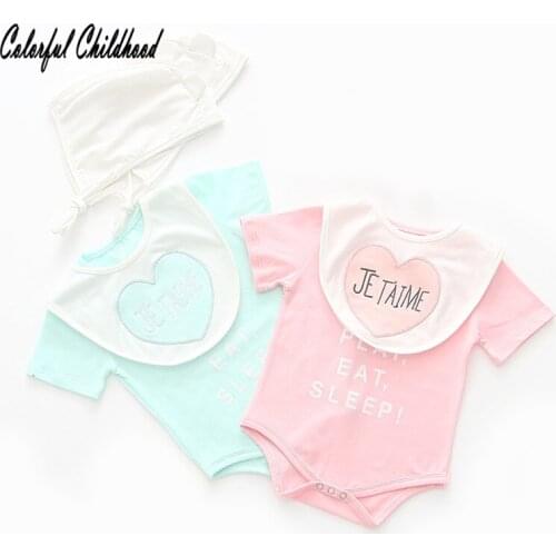 Soft breathable newborn baby romper summer short sleeve cartoon jumpsuit infant kids Sunsuit toddler baby clothing 0-24m