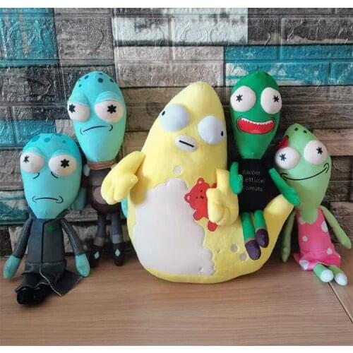 25-35cm Solar Opposites Pupa Plush Toys Cartoon Figure Korvo Terry Yumyulack Jesse The Pupa Stuffed Dolls Toy Kids Gifts