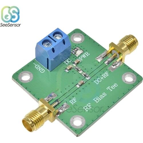 Bias Tee Wideband DC Blocker 10-6000MHz 6GHz for HAM Radio RTL SDR LNA Low Noise Amplifier