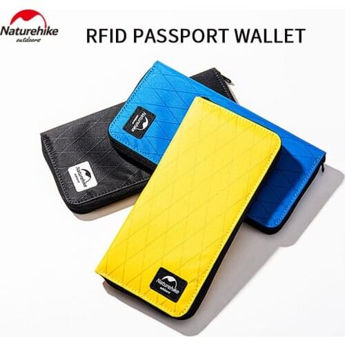 Naturehike Ultralight Anti-theft Brush Travel Wallet Multifunction Passport Bag Waterproof XPAC Card RFID Storage Bag Purses