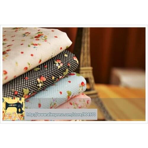 YY DIY 145x50cm Fresh strawberries 4 color Cotton Patchwork fabric home Textiles Cotton Poplin for sewing 100% cotton fabric