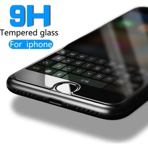 Protective tempered glass for iphone 6 7 5 s se 6 6s 8 plus XS max XR glass for iphone 7 8 x screen protector glass on iphone 7
