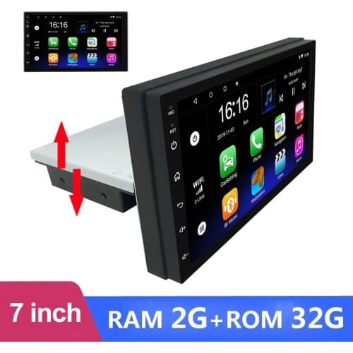 1 Din Car Radio Android 9.1 Car Multimedia Player GPS Navigation Adjustable 7 inch Car Stereo Audio MP5 Player WiFi Bluetooth