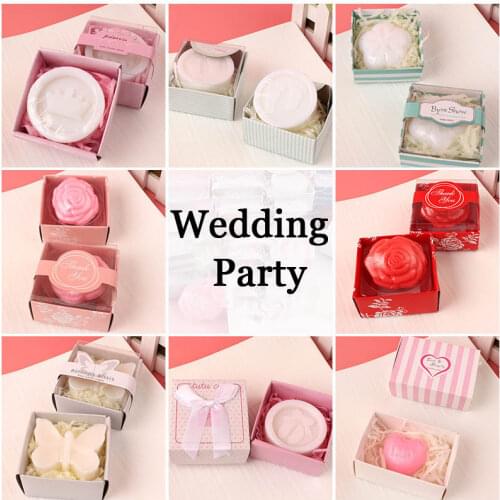 20pcs/lot Mini Handmade Scented Soap for Wedding Party Favor and Baby Shower Gift Wedding Souvenirs Bathing Soap
