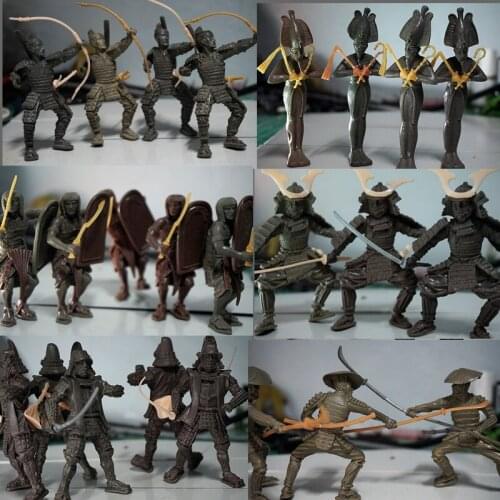 3.75-inch Warring States Martial Arts Doll Tabletop Display Collection Model Special Die-cast PVC