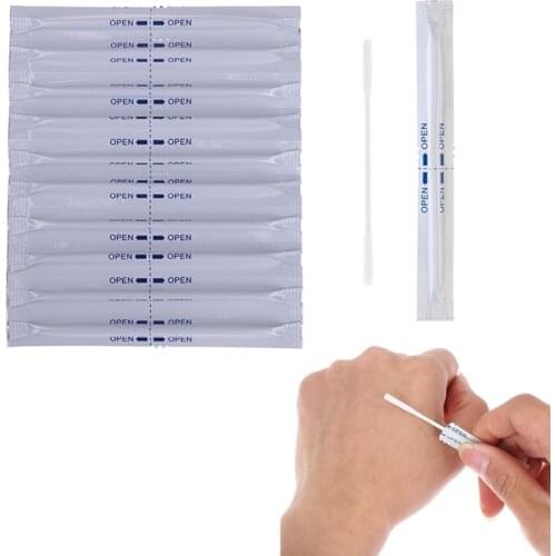 30pcs Disposable Medical Alcohol Stick Disinfected Cotton Swab Emergency Care Sanitary Women Makeup Cotton Buds Tip For Medical