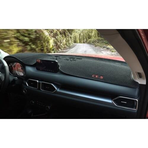 For MAZDA CX-5 CX5 2017 2018 2019 2020 Car Dashboard Cover MatsAvoid Light Pads Anti-UV Carpets Auto Trim Sticker Accessories