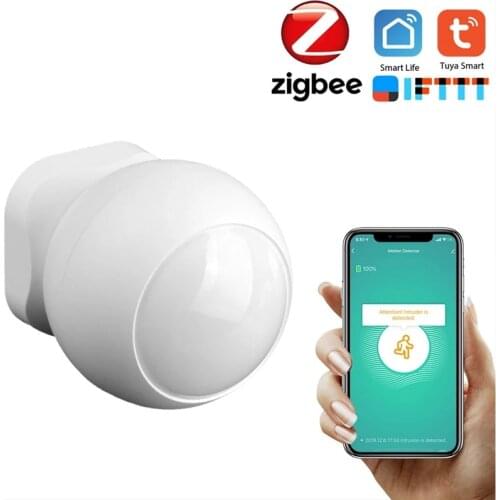 Tuya ZigBee PIR Motion Sensor Wireless Infrared Detector Security Burglar Alarm Sensor