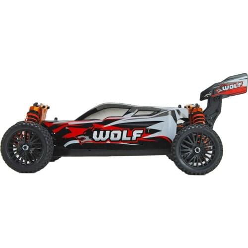 DHK 8133 WOLF 1/10 4WD 40km/H 60A Brushed Off-Road Vehicle 4WD RC Car Education Toy -RTR Version AU Plug/US Plug/EU Plug/UK Plug