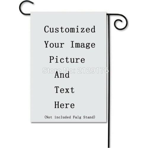 DIY Photo Custom Picture Decoration Garden Flags Double Side Banner Home Outdoor drop shipping Decorative Flag High Quality