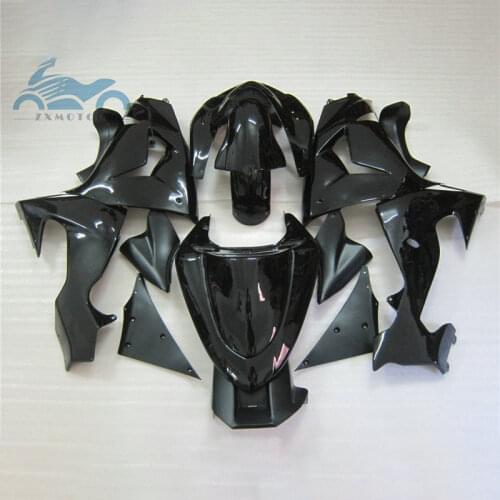 Custom high quality fairings kit for KAWASAKI Ninja 2006 2007 ZX10R motorcycle racing fairing kits ZX 10R 06 07 black body parts