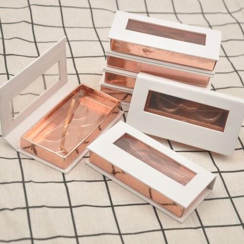 Lash Boxes Packaging Wholesale New Empty Eyelash Packaging Box Rectangle Lashes Casebulk items wholesale lots Eyelashes Package