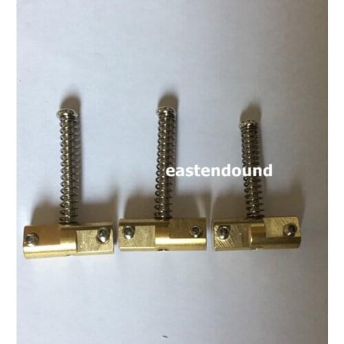 Brass Guitar Bridge Compensated Saddles for Replacement Part