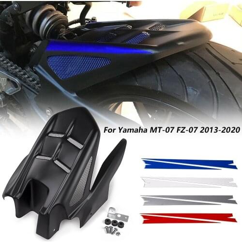 Motorcycle Rear Mudguard Fender Wheel Tire Hugger For Yamaha MT07 FZ07 MT FZ 07 FZ-07 MT-07 13 14 2015 2016 2017 2018 2019 2020