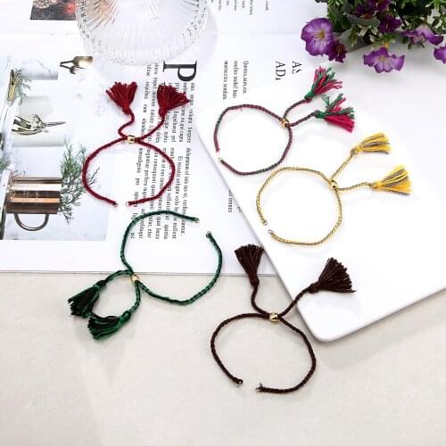 2021 new Korean version of Han Feng hand-woven stainless steel semi-finished bracelets sold in Europe and America