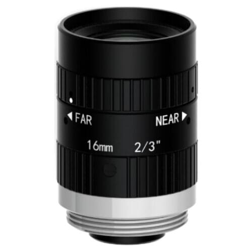 5 Mega Pixel C-Mount 16mm 2/3" F1.8 FA / Machine Vision fixed focal length lenses Industrial camera Lens manual Iris CCTV lens