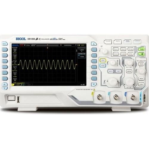 DS1202Z-E 200MHz Digital Storage Oscilloscope 2 analog channels 7Inch Oscilloscopes