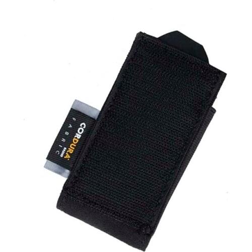 Outdoor Tactical New Black 5cm Small Loop Insert Pouch Storage Bag with Magic Sticker Free Shipping