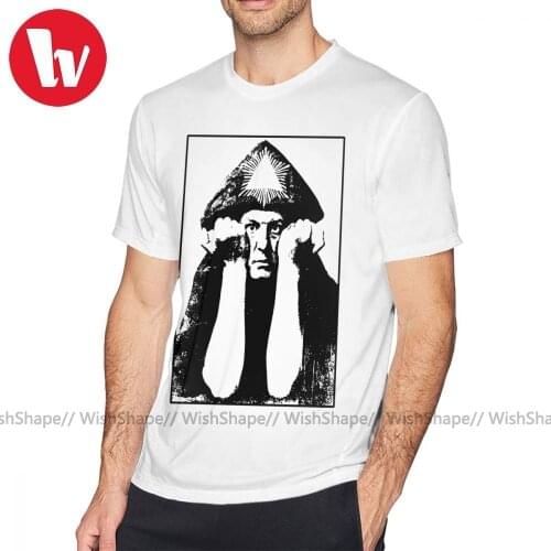 Ozzy Osbourne T Shirt Aleister Crowley T-Shirt 100 Percent Cotton Fashion Tee Shirt Cute Printed Male Short Sleeve XXX Tshirt