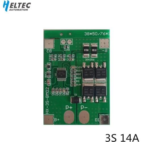 3S 11.1V/12.6V 18650 Lithium battery protection Board 12.6V 9.6V/10.8V BMS Lithium iron phosphate battery charing Board 14A