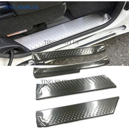 Car Door Entry Pedal Threshold For Toyota SIENTA 2015~2017 Door Sills Protector Strip Guard Car Accessories stainless steel