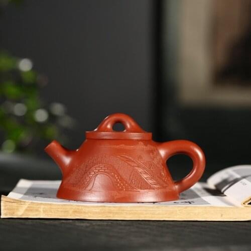 Recommended all hand undressed ore dahongpao bully wang shi gourd ladle pot of kung fu tea teapot product launches