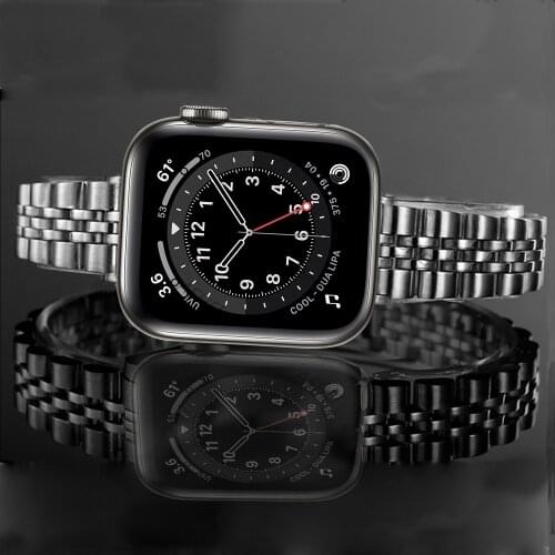 Women Girls strap for apple watch se 40mm 44mm band iwatch 6 5 4 3 38mm 42mm thin Stainless Steel straps luxury link Bracelet