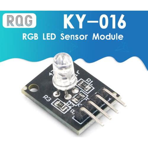 Smart Electronics FZ0455 4pin KEYES KY-016 Three Colors 3 Color RGB LED Sensor Module for Arduino DIY Starter Kit KY016