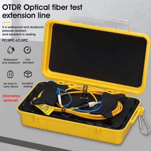 LC/UPC-FC/UPC OTDR Dead Zone Eliminator,Fiber Rings ,Fiber Optic OTDR Launch Cable Box 50 Free shipping0M 1Km 2Km SM 1310/1550nm